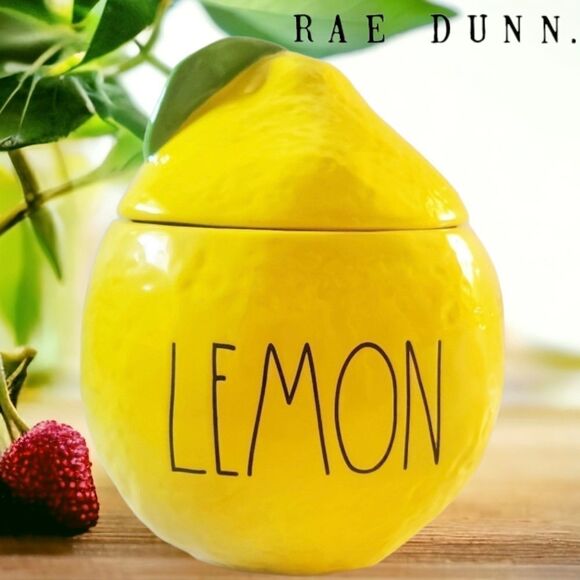 Lemon Cannister/ Cookie Jar from Rae Dunn